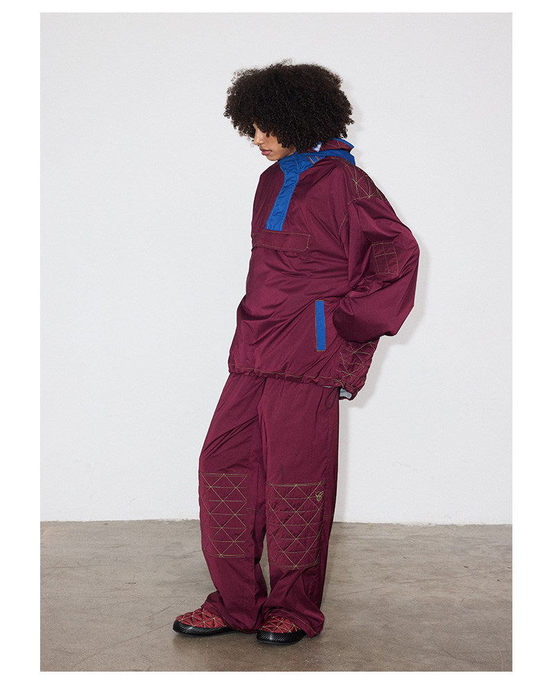 Windbreaker with zipper