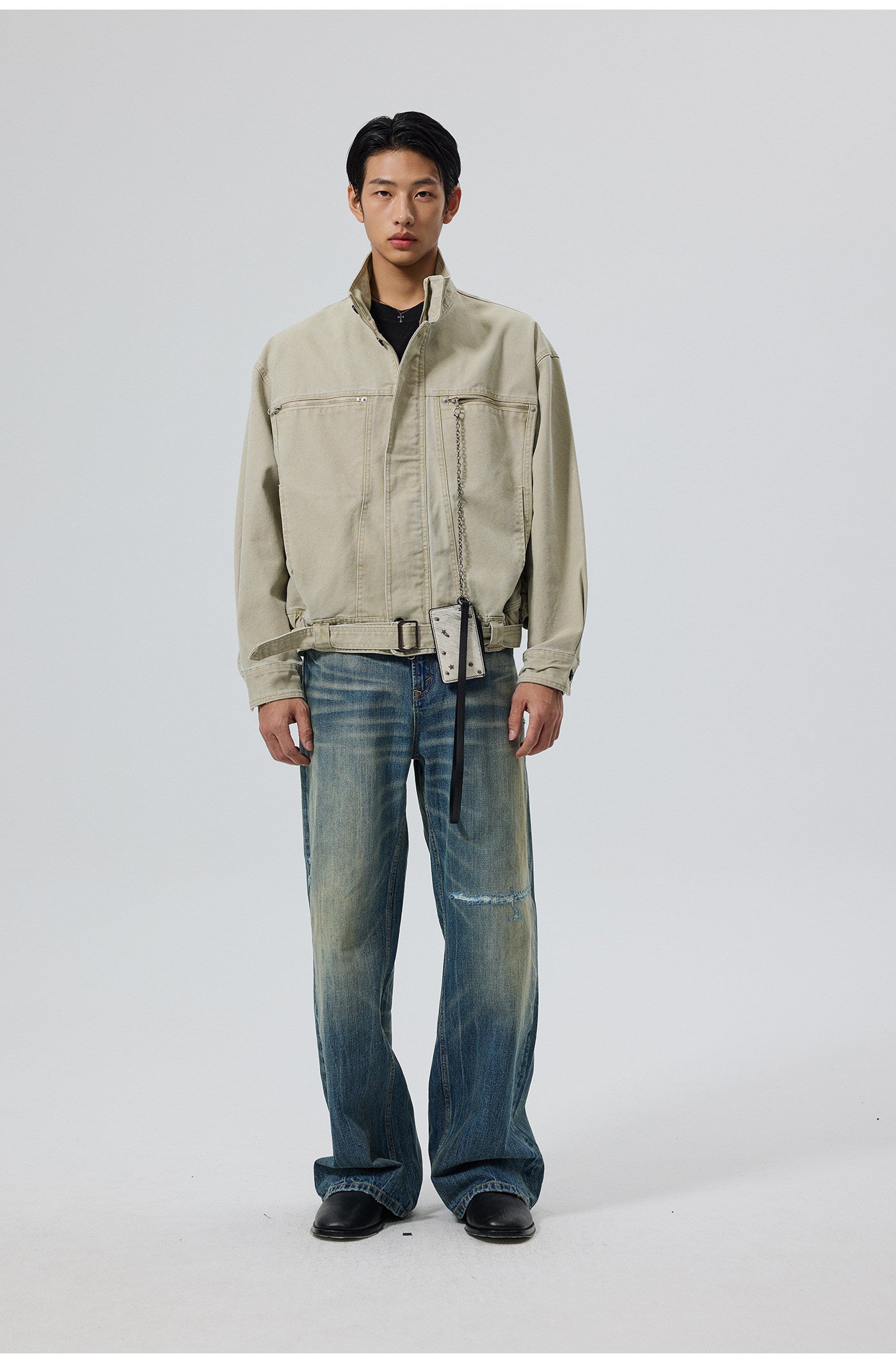 Stand Collar Harrington Jacket