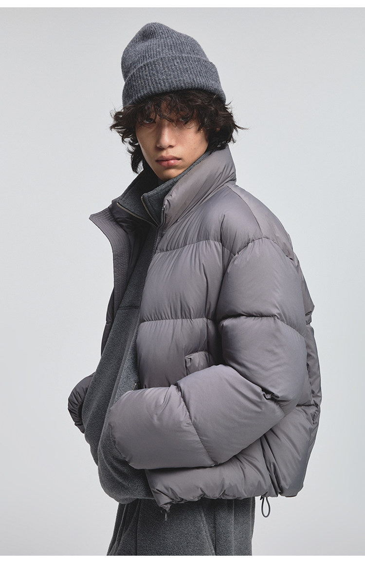 Classic Wrinkle-Processed Down Jacket