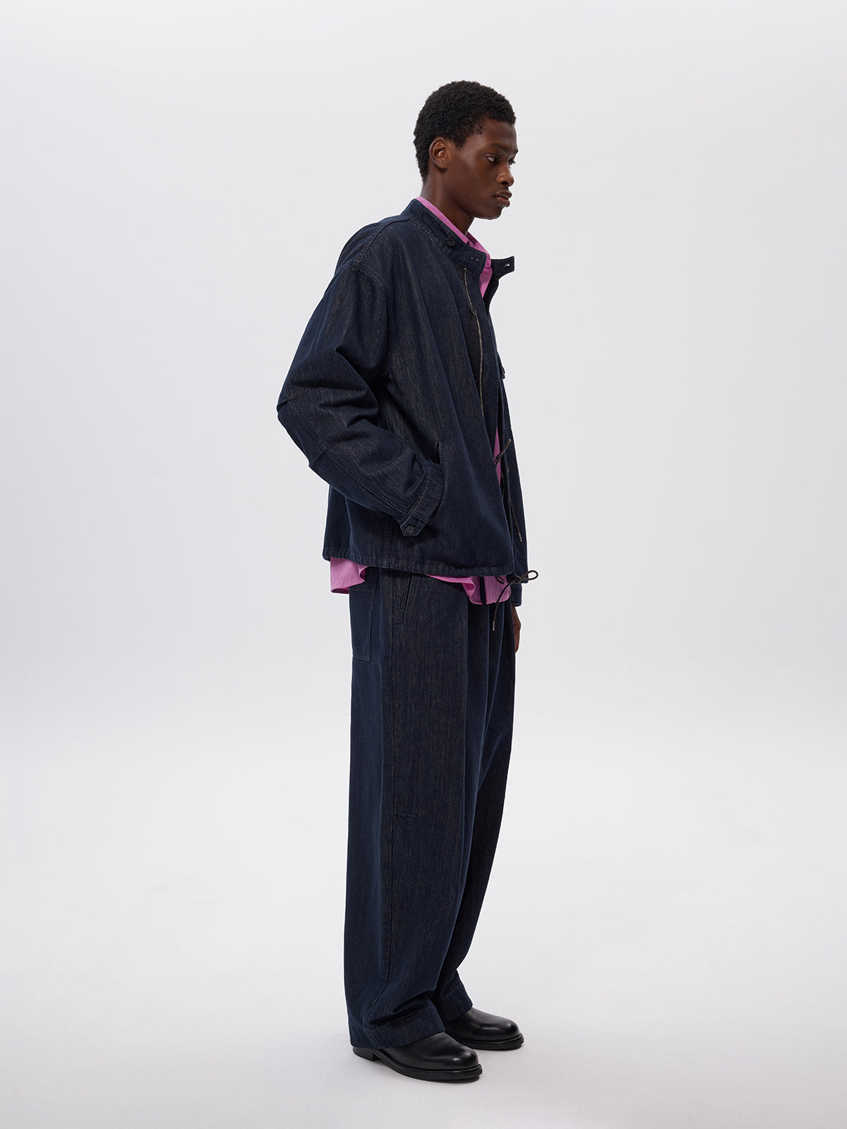 Paper Yarn Blend Denim Jacket