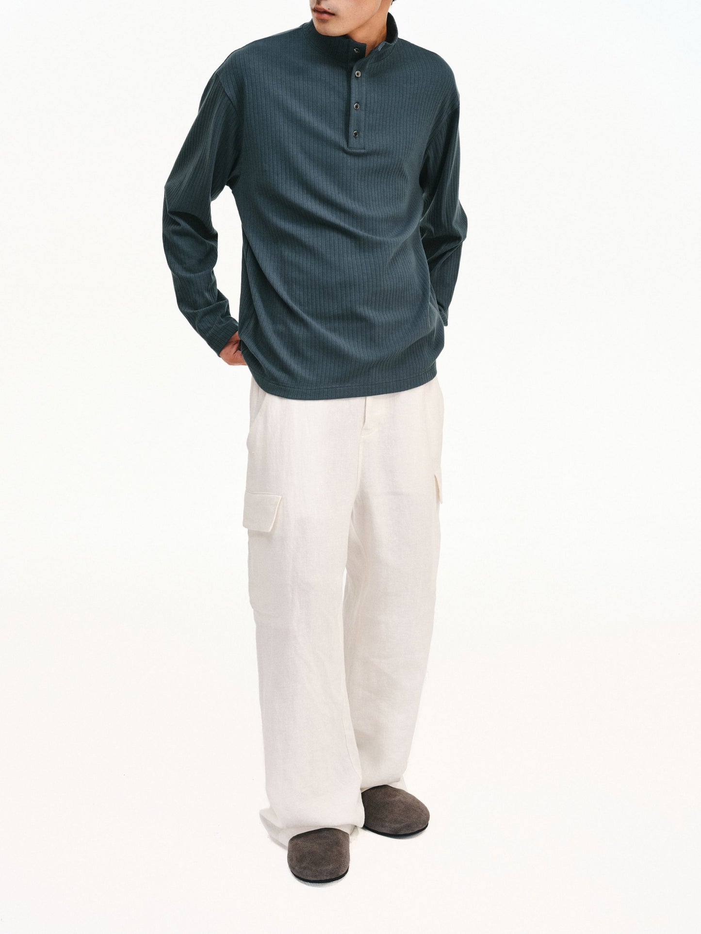 Half-High Collar Shirt