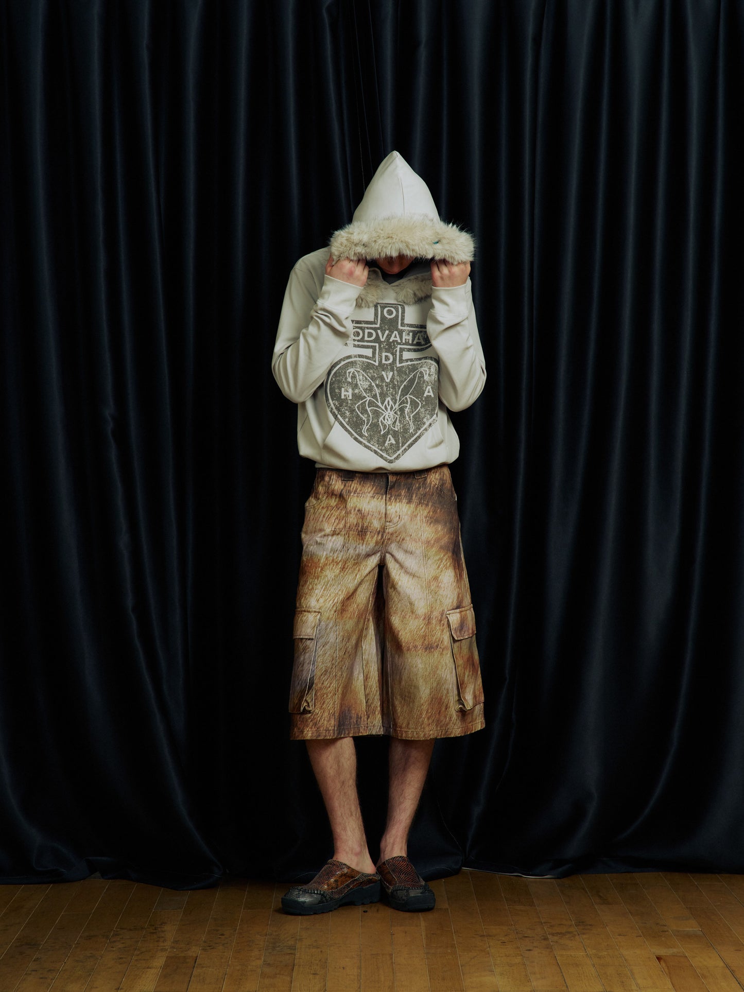 3D-Printed Denim Shorts
