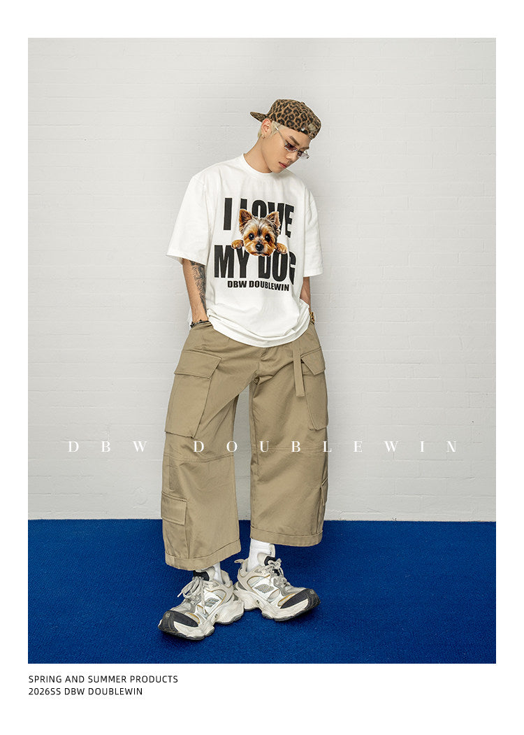 3D Silhouette Scimitar Cargo Pants