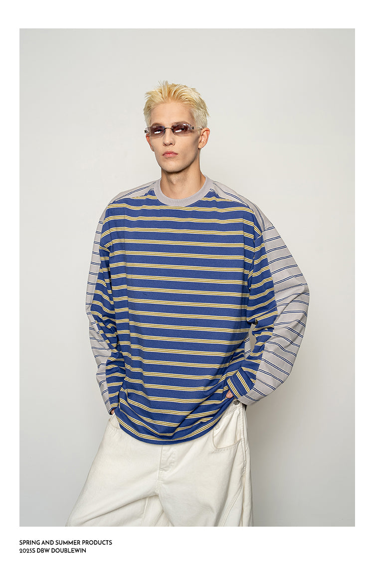 Contrast Stripe T-Shirt
