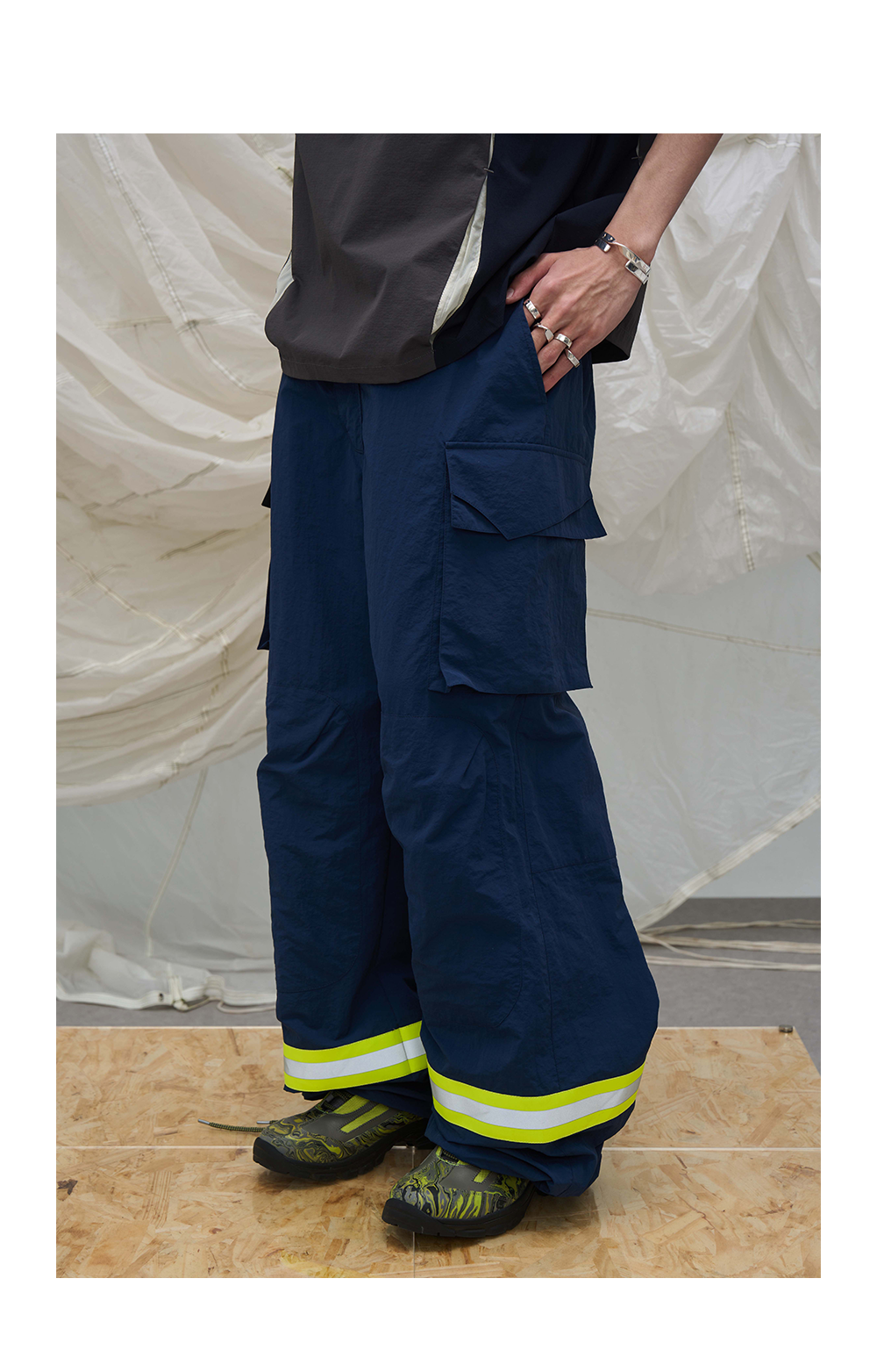 Nylon Workwear Casual Pants