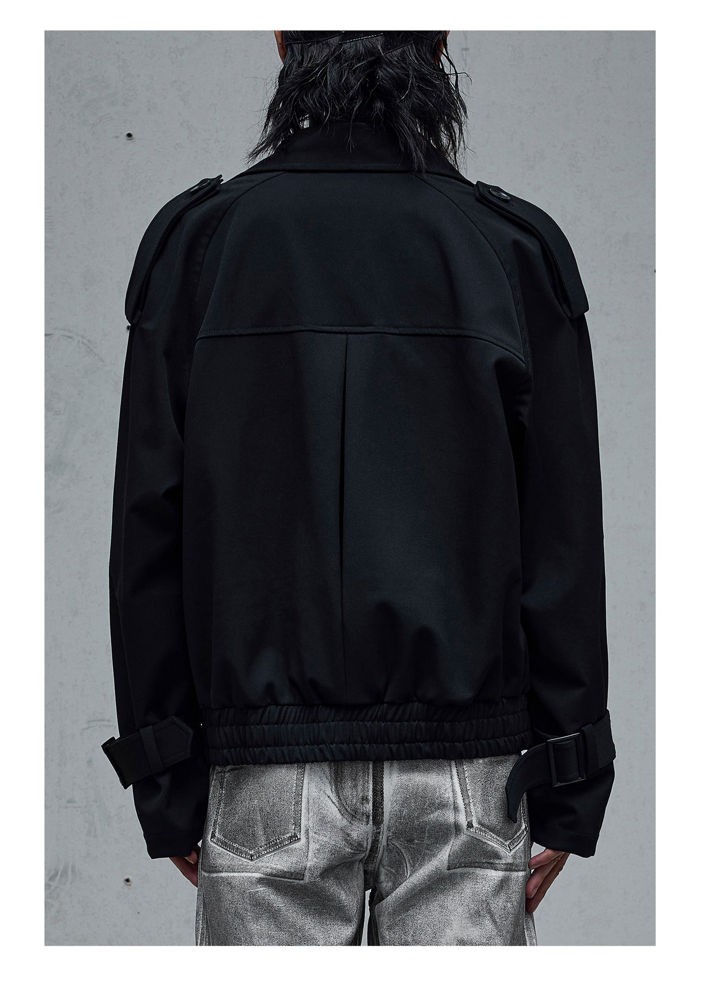 Zipper Windbreaker Short Jacket