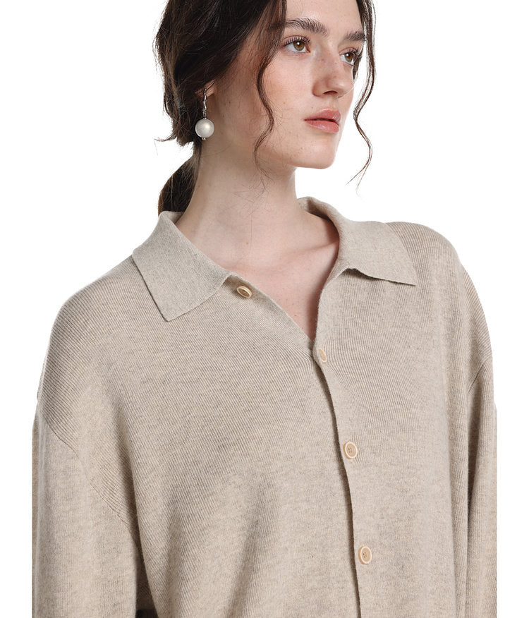 Basic Color Knit Cardigan