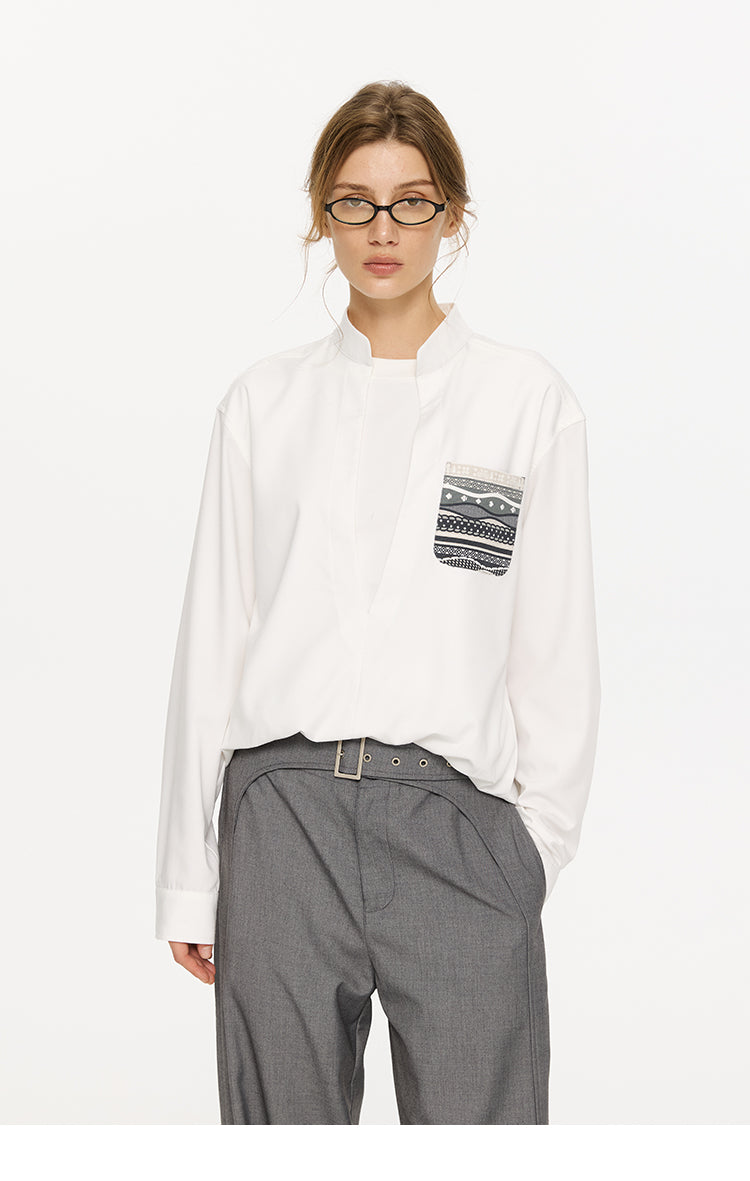 Fake Two-Piece Shirt