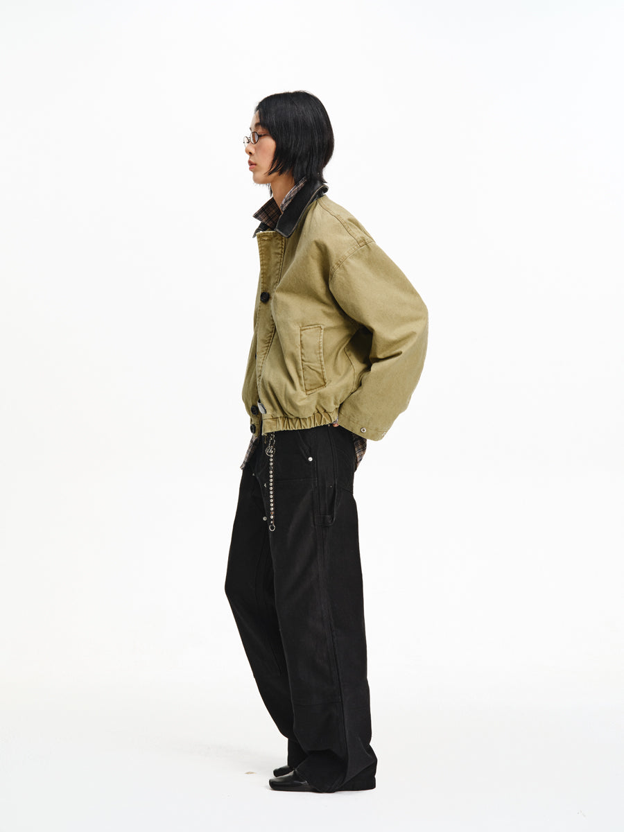 Straight-Leg Casual Pants