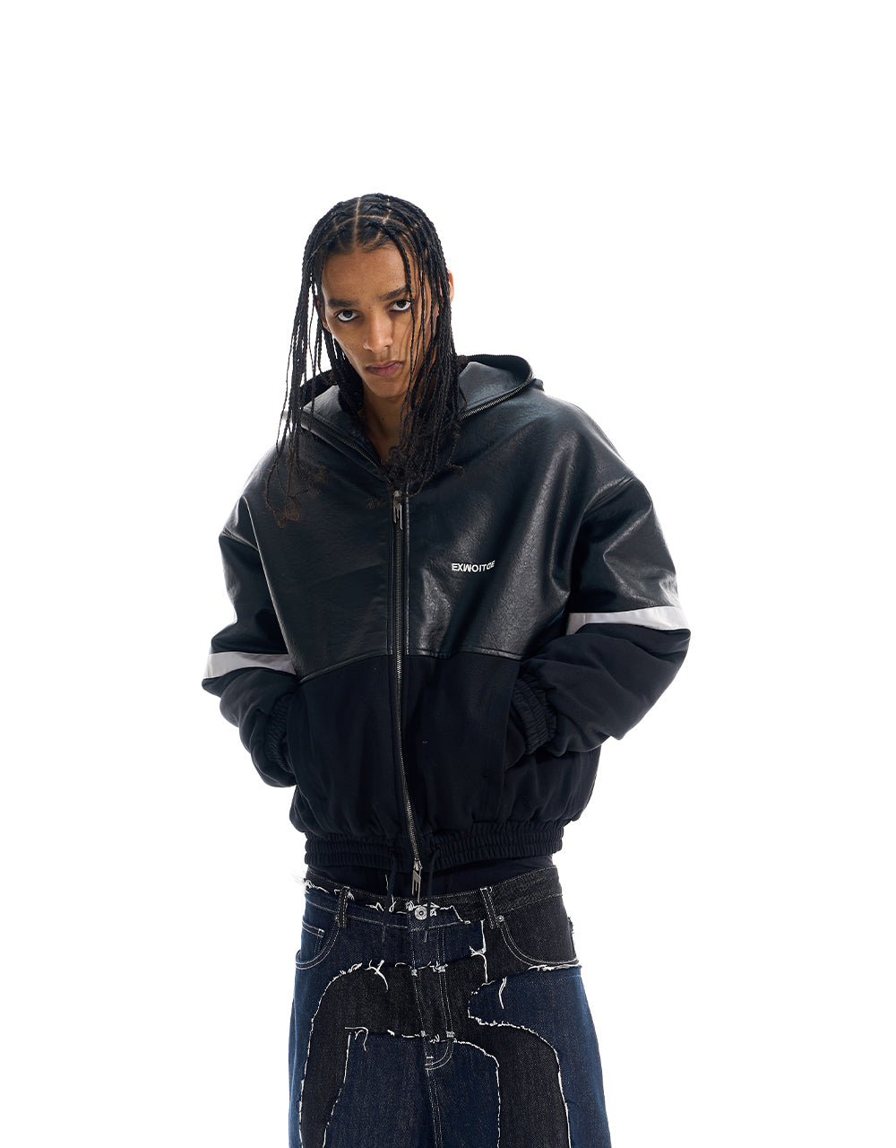 Reflector Leather Jacket