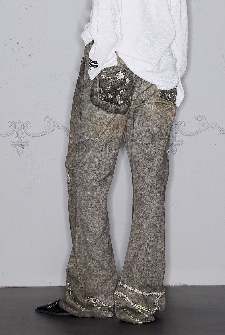 Original Print Design Slim Jeans