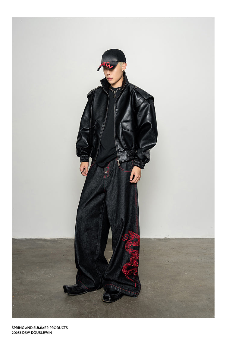 Embroidered Distressed Cap