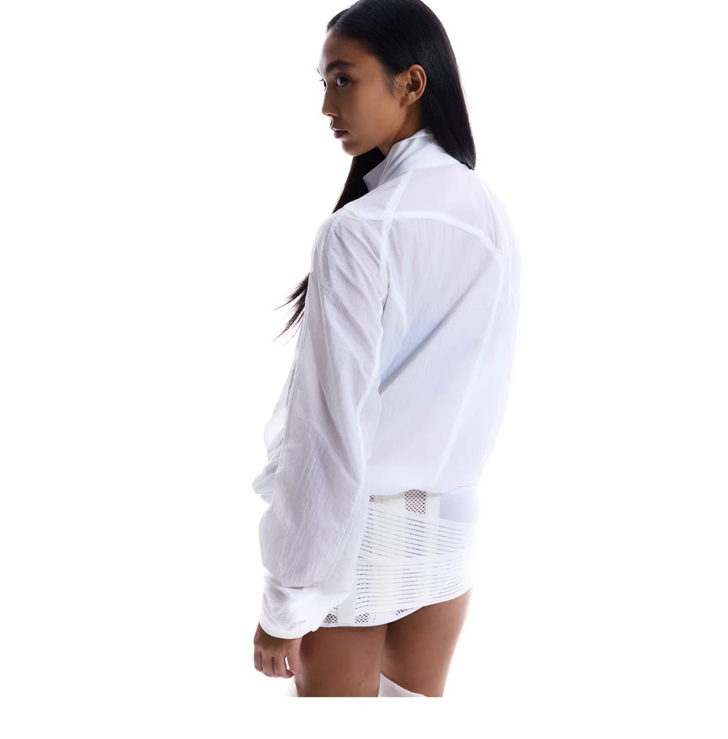 Sheer Stand-Up Collar Sun Protection Jacket