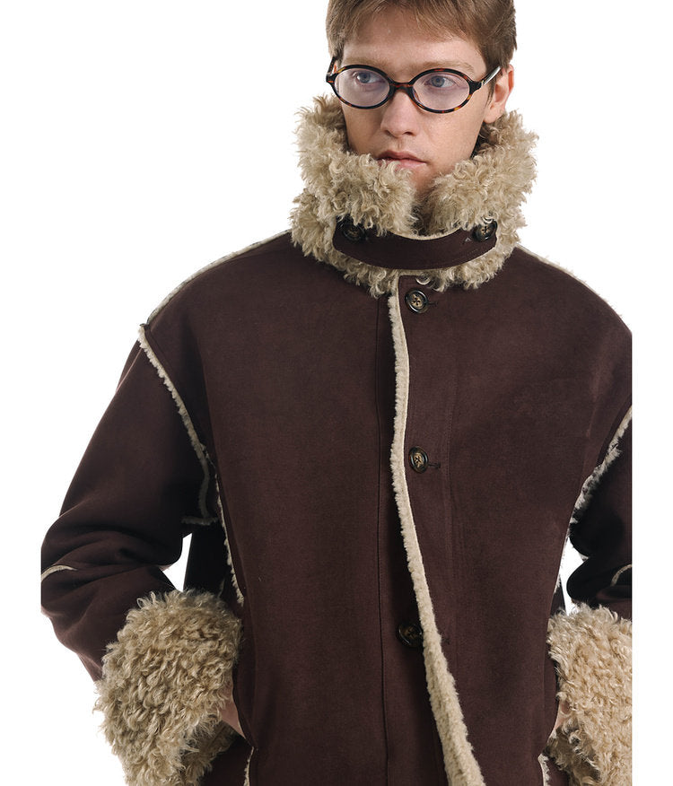 Lambswool Suede Jacket