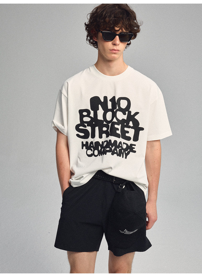 Cooling Water-Pulp Print T-Shirt