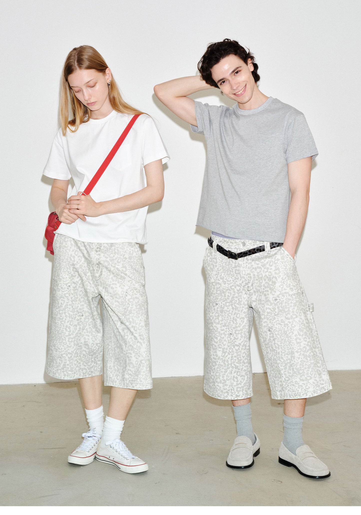 Retro Workwear  Loose-Fit Shorts
