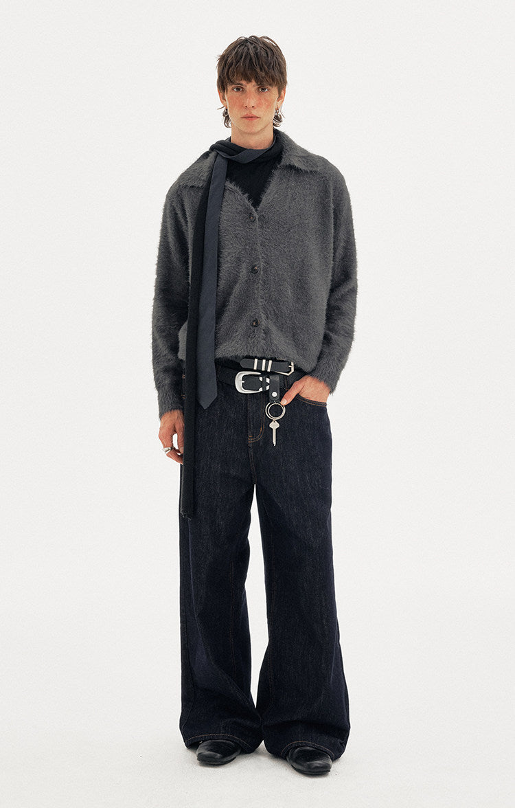 Relaxed Style Soft V-Neck Cardigan
