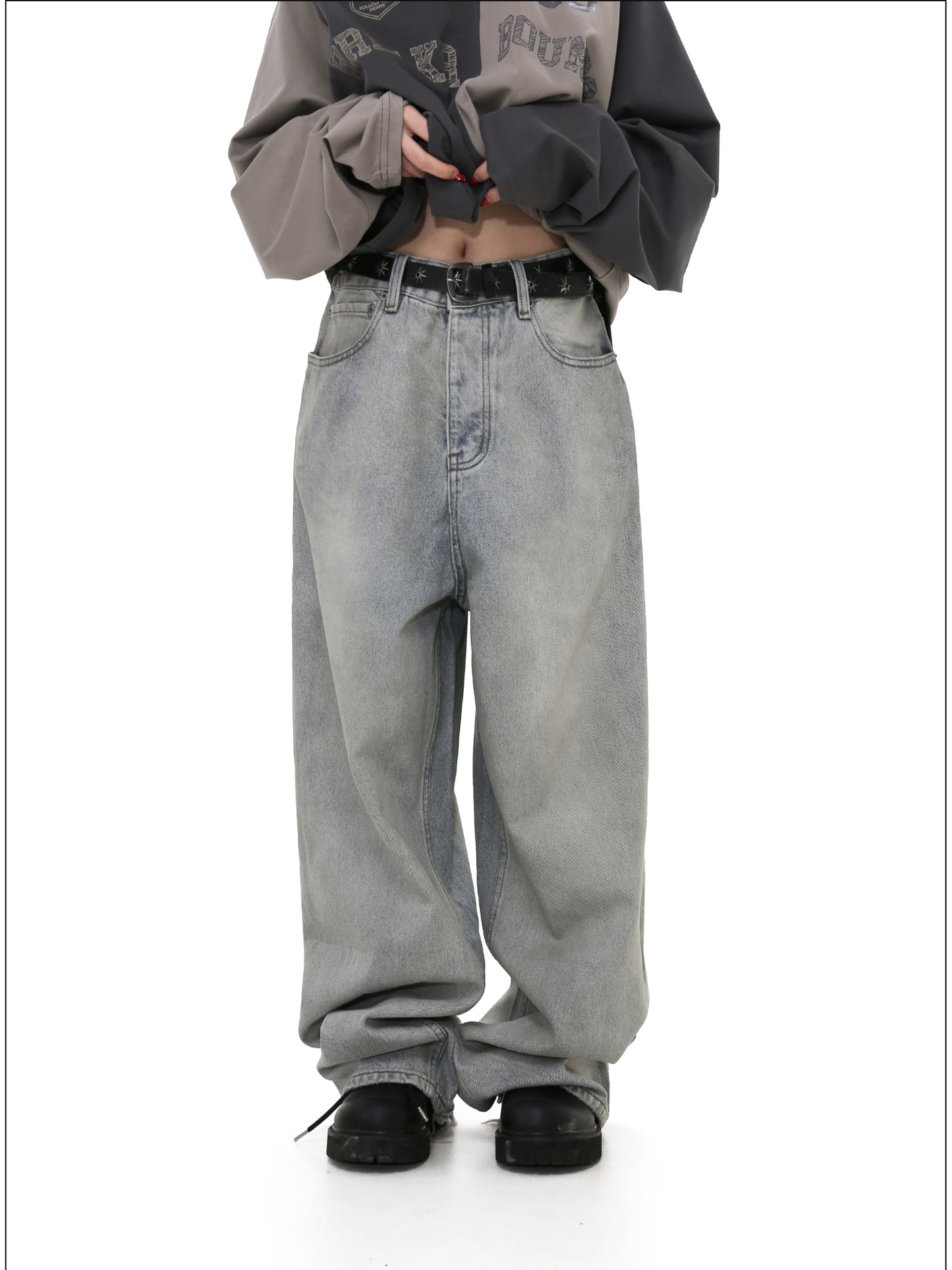 Heavyweight Damaged Jeans