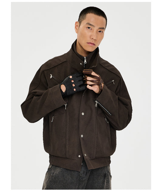 Unique Lapel Hunting Jacket