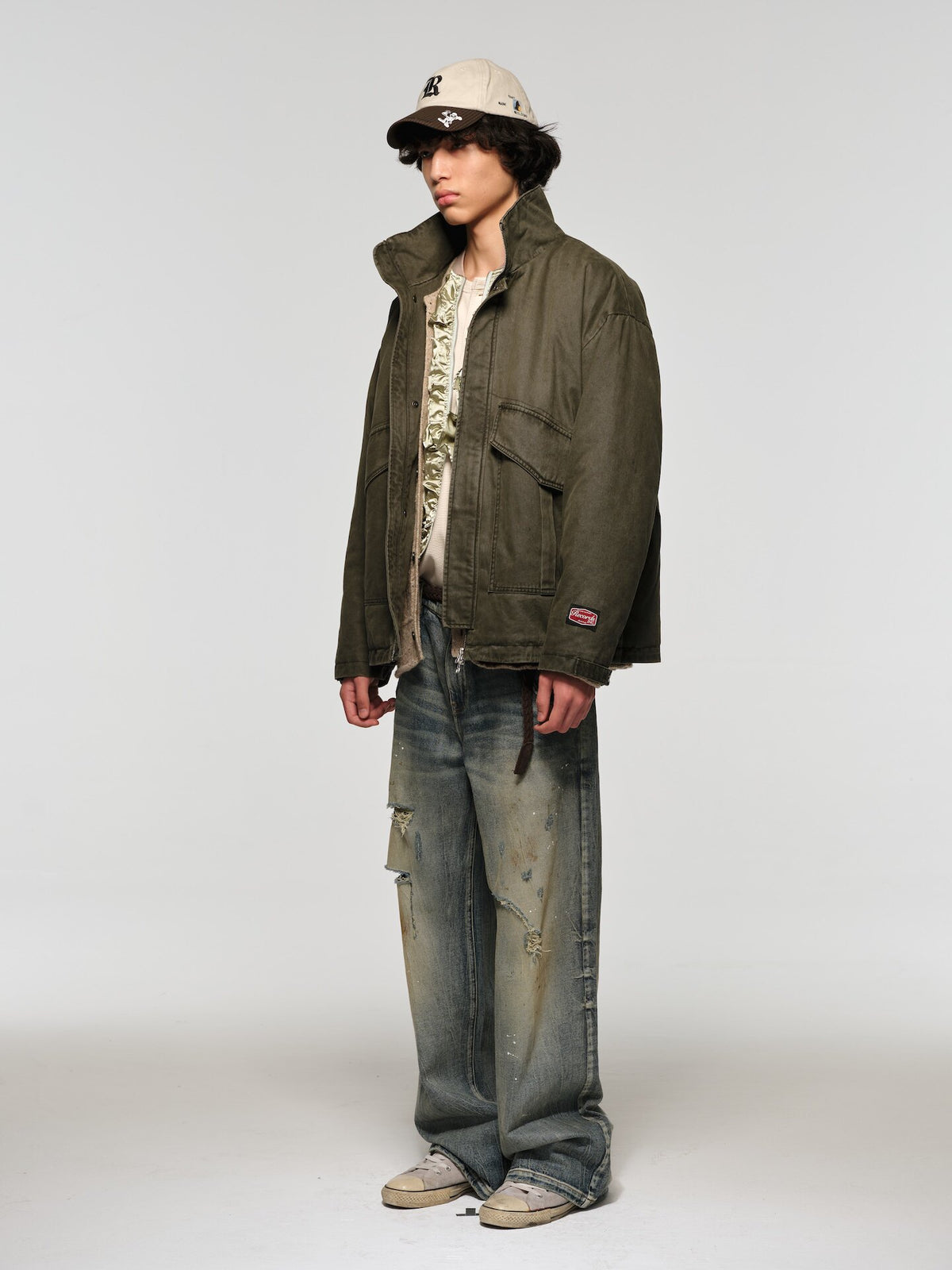 Vintage-Style Battlefield Cotton Jacket