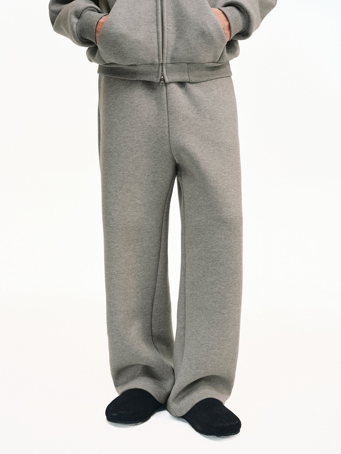 Heavy-textured sweatpants