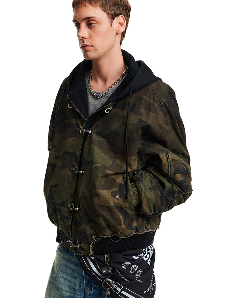 Camouflage Hooded Jacket