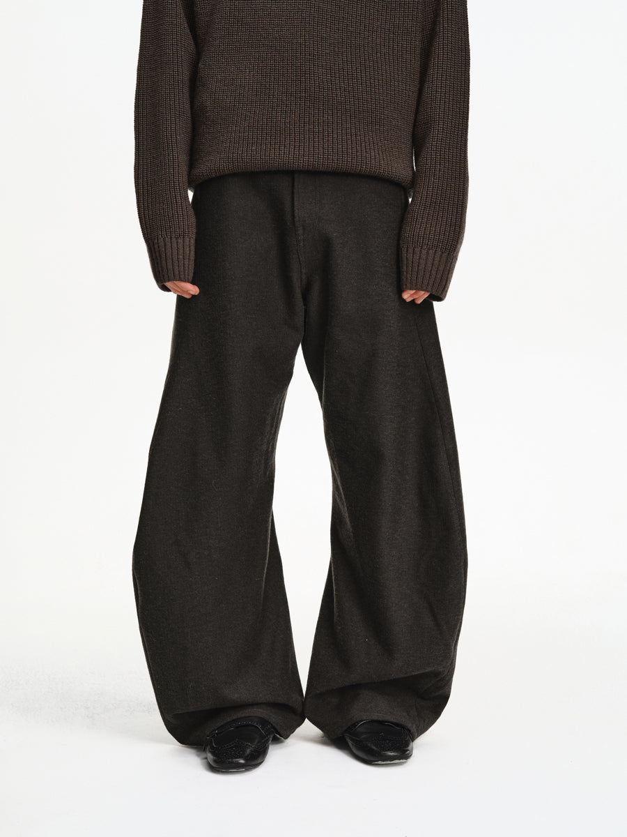 3D Cut Blend Texture Casual Pants