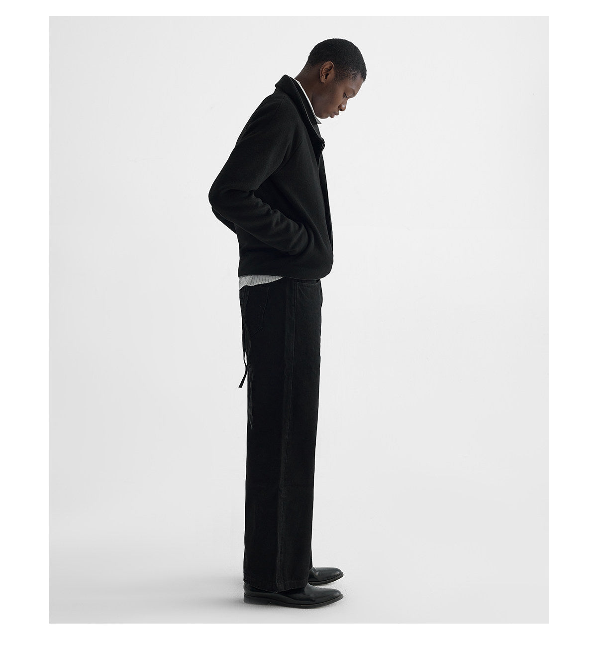 Faux Double-Breasted Jacket