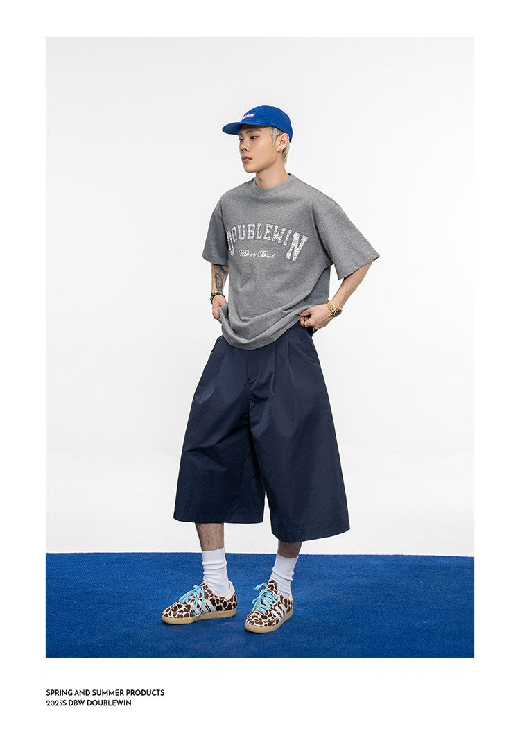 Loose-fit Round-Neck Casual T-Shirt