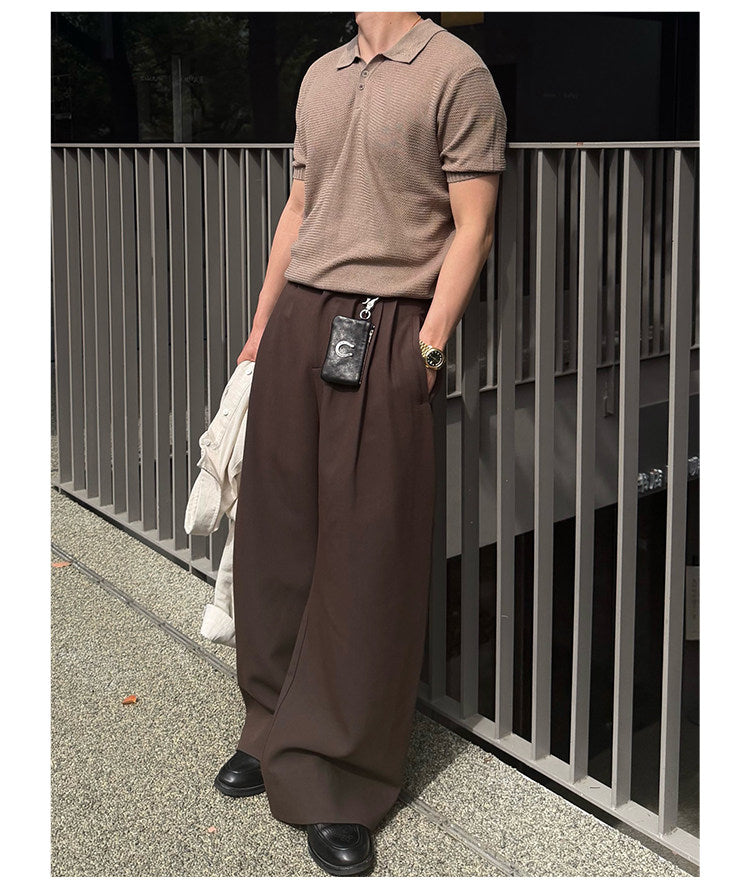 Breathable Linen Polo Shirt