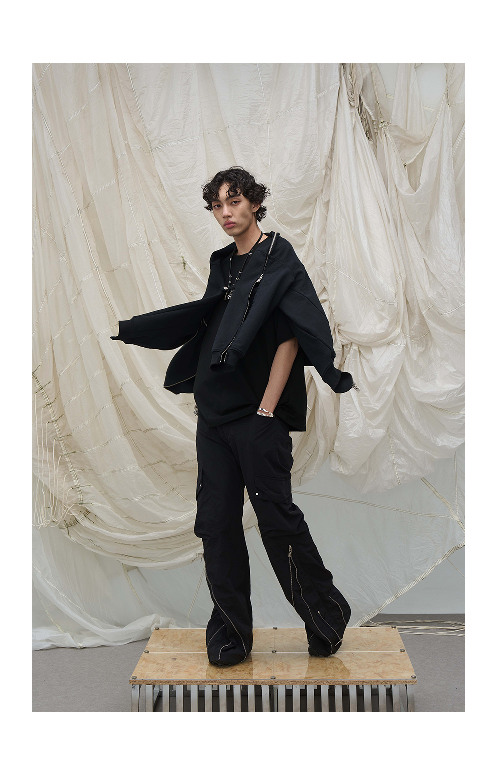 Detachable Zipper Sweatshirt