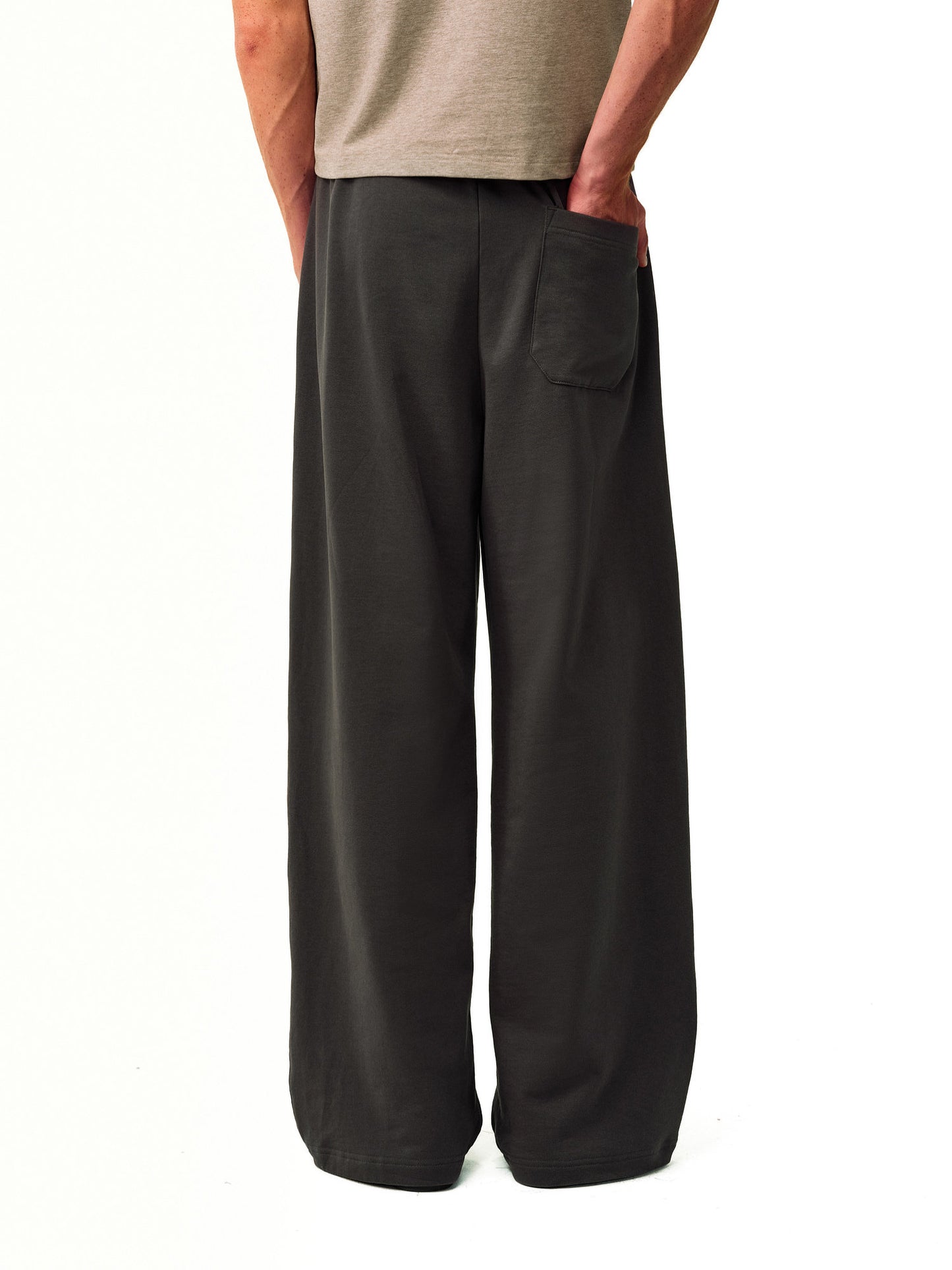 Side-Pleated Sweatpants