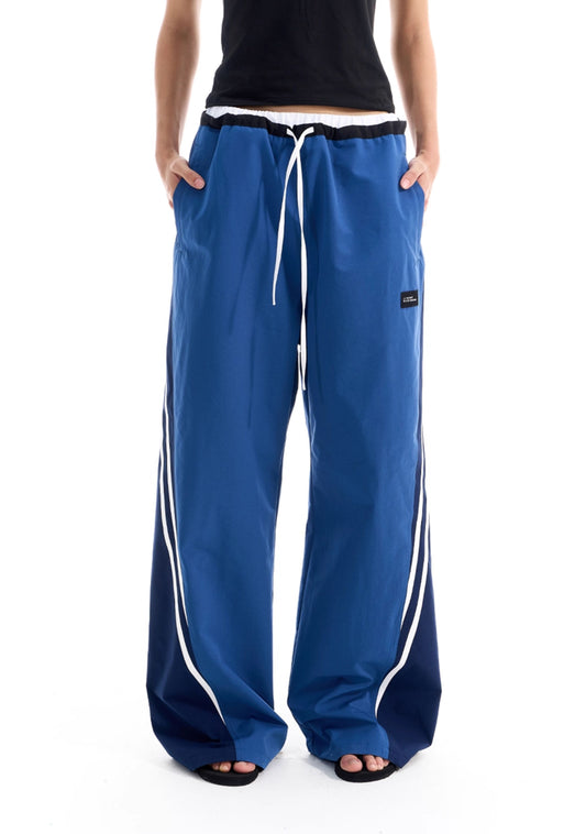 Striped Patchwork Casual Pants