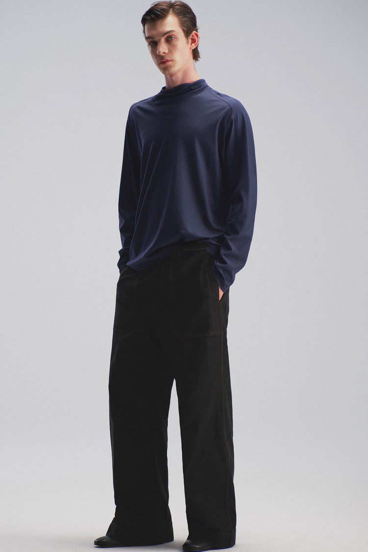 Lyocell-Wool Blend T-Shirt