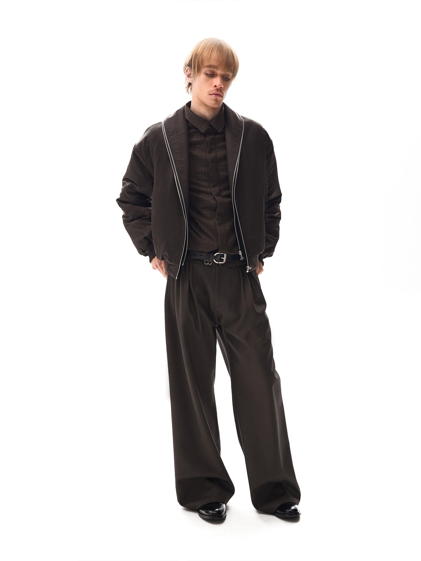 Double Zipper Cotton Pad Jacket