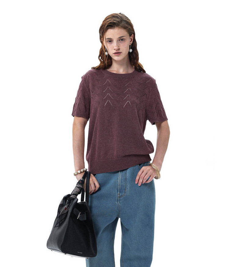 French Tulip Openwork Knit