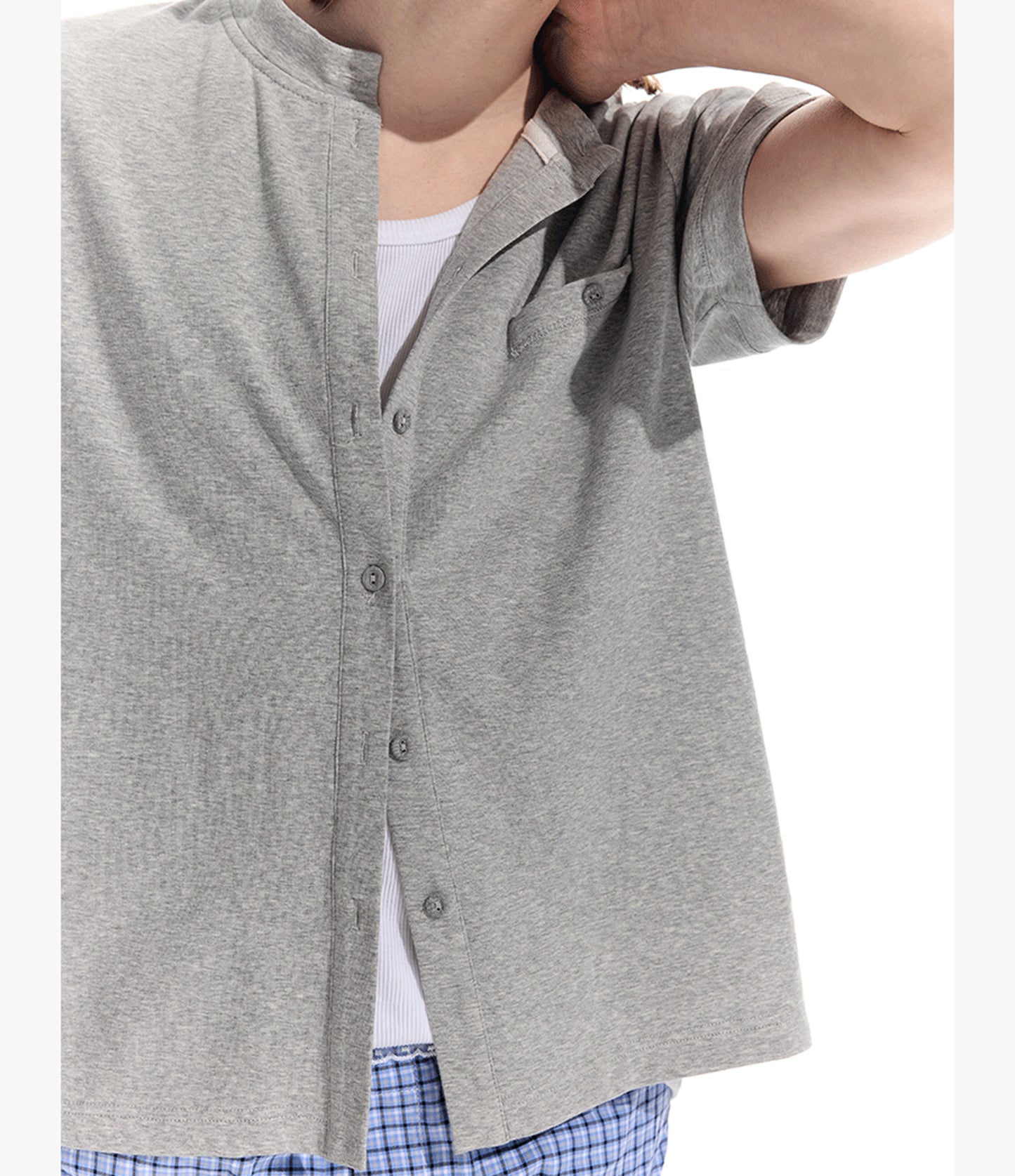 Straight Shoulder Cardigan