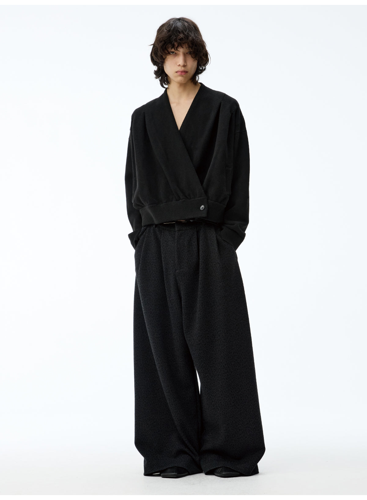 Crossover Knit Cardigan