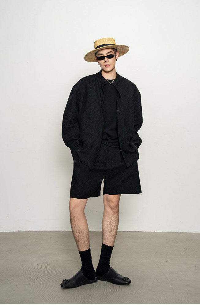 Relaxed-Fit Breathable Shirt Set