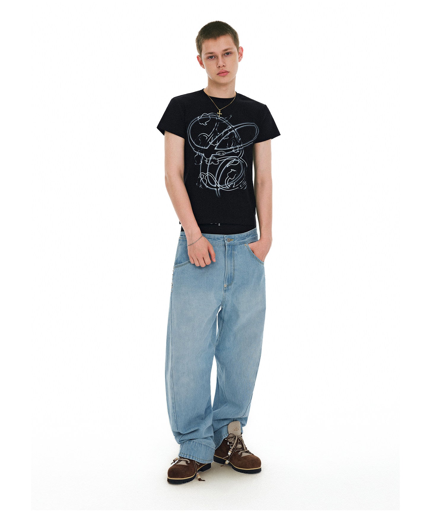 Retro Hand-Painted T-Shirts