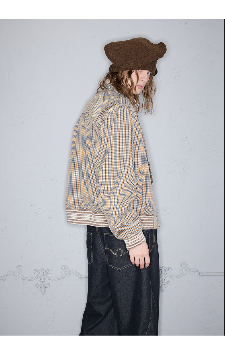 Small Check Pattern Jacket