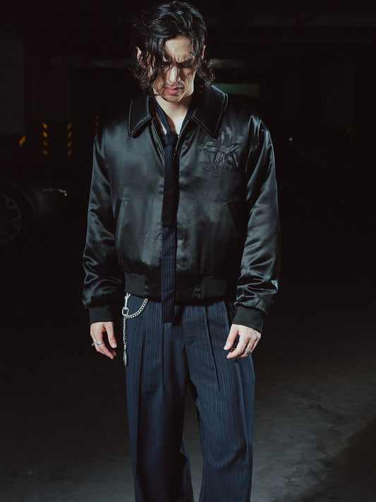 Flower Embroidered Jacket