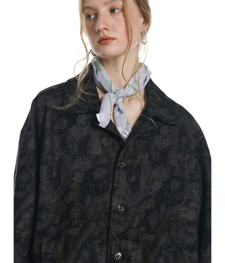 Dark Pattern Paisley Jacket