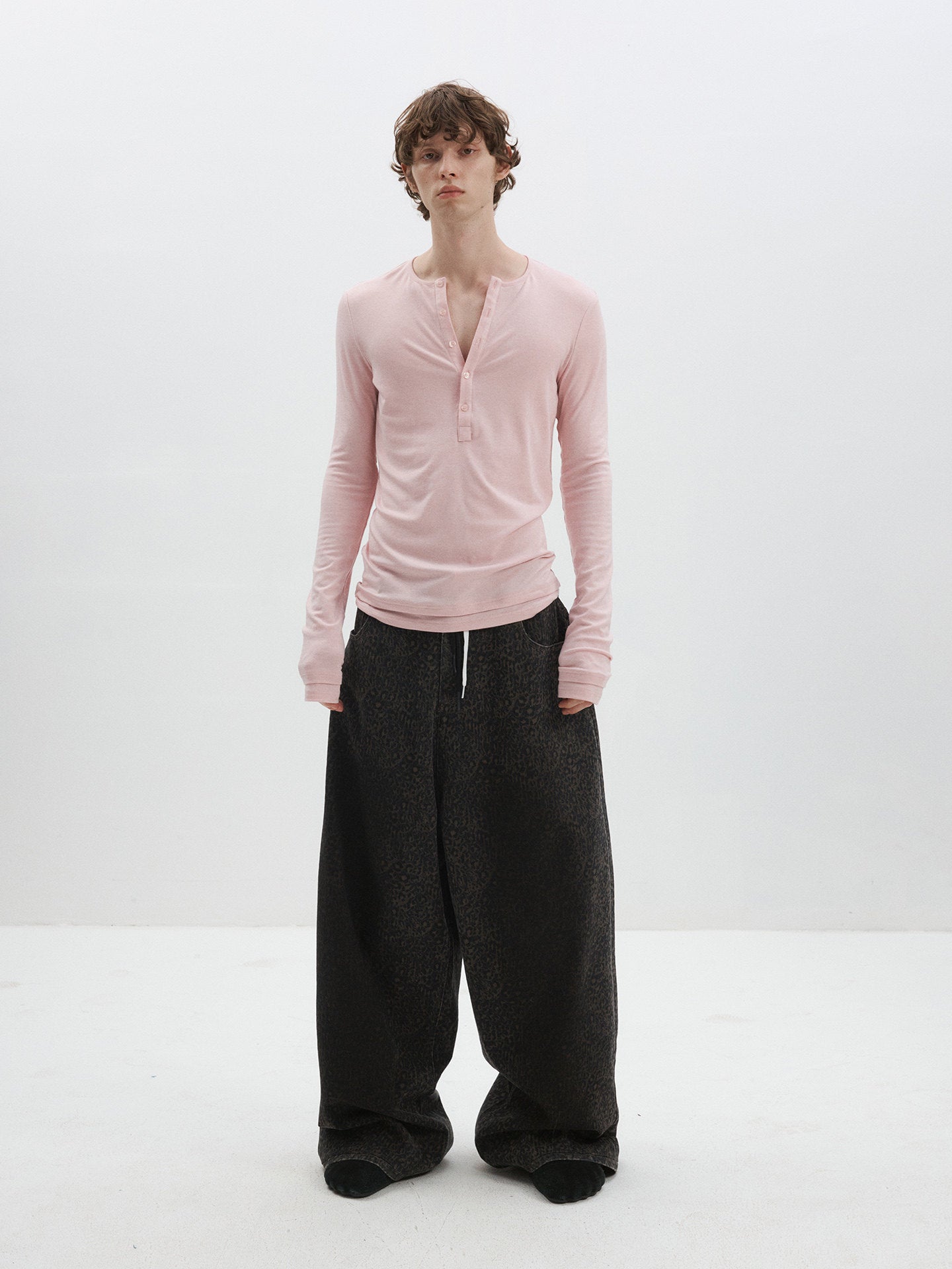Slim-Fit Stretch Knit Sweater
