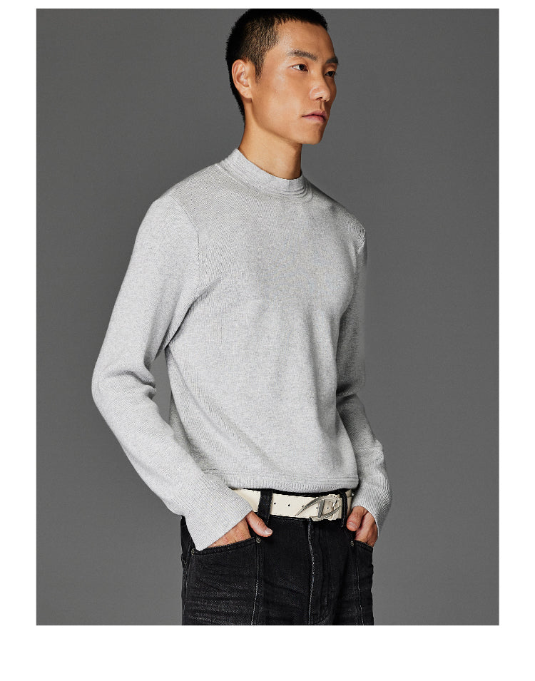 Half-High Collar Sweater