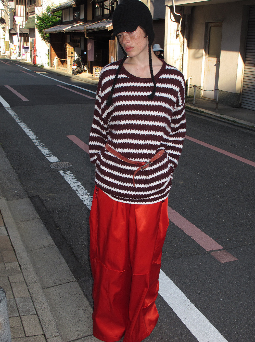 Striped Loose-Fit Sweater