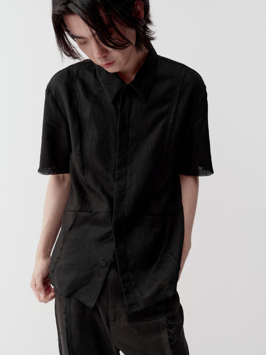 Straight-Shoulder Shirt