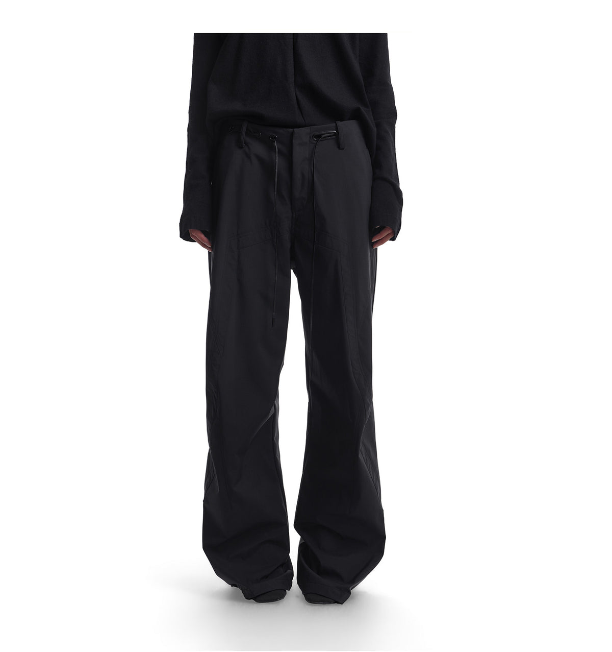 Nylon Pants with Elastic Waistband