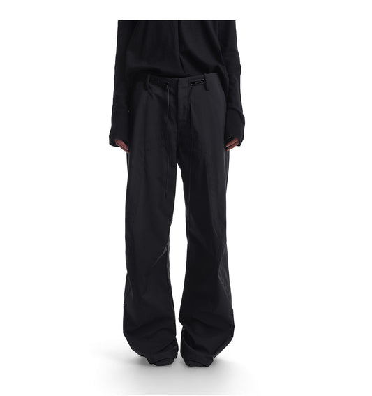 Nylon Pants with Elastic Waistband