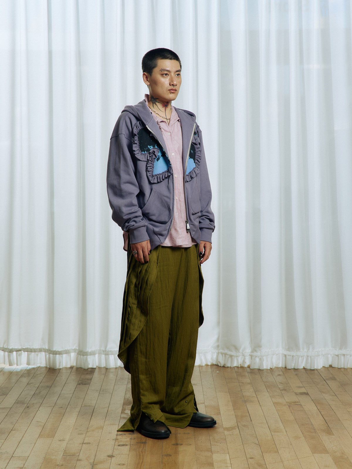 Pleated Casual Pants